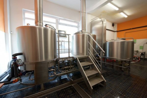 Interiér domácího pivovaru Ohrada